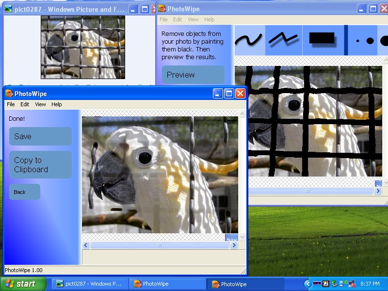 Screenshot for PhotoWipe 1.0